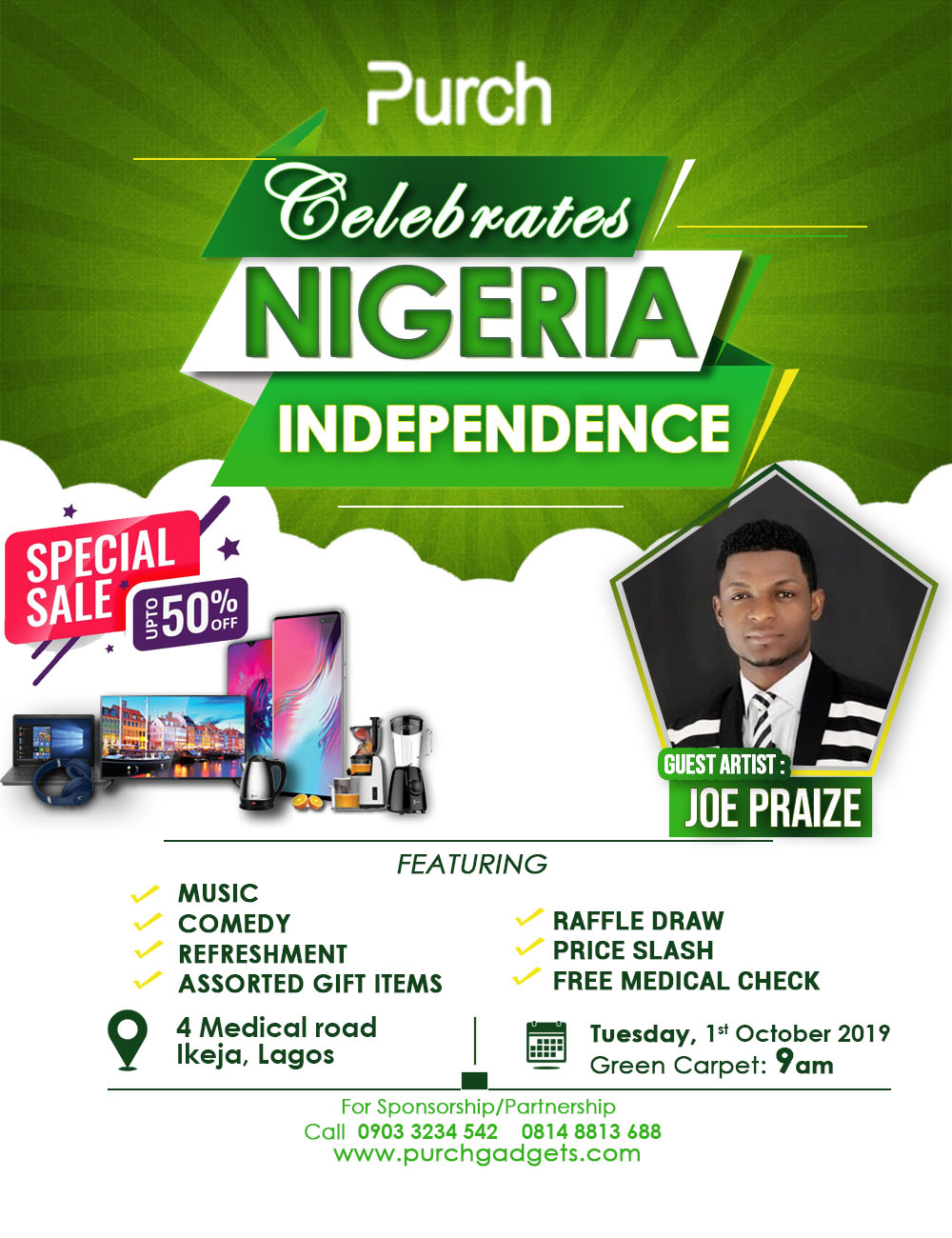 Purch Celebrates Nigeria Independence in partnership with Infinix